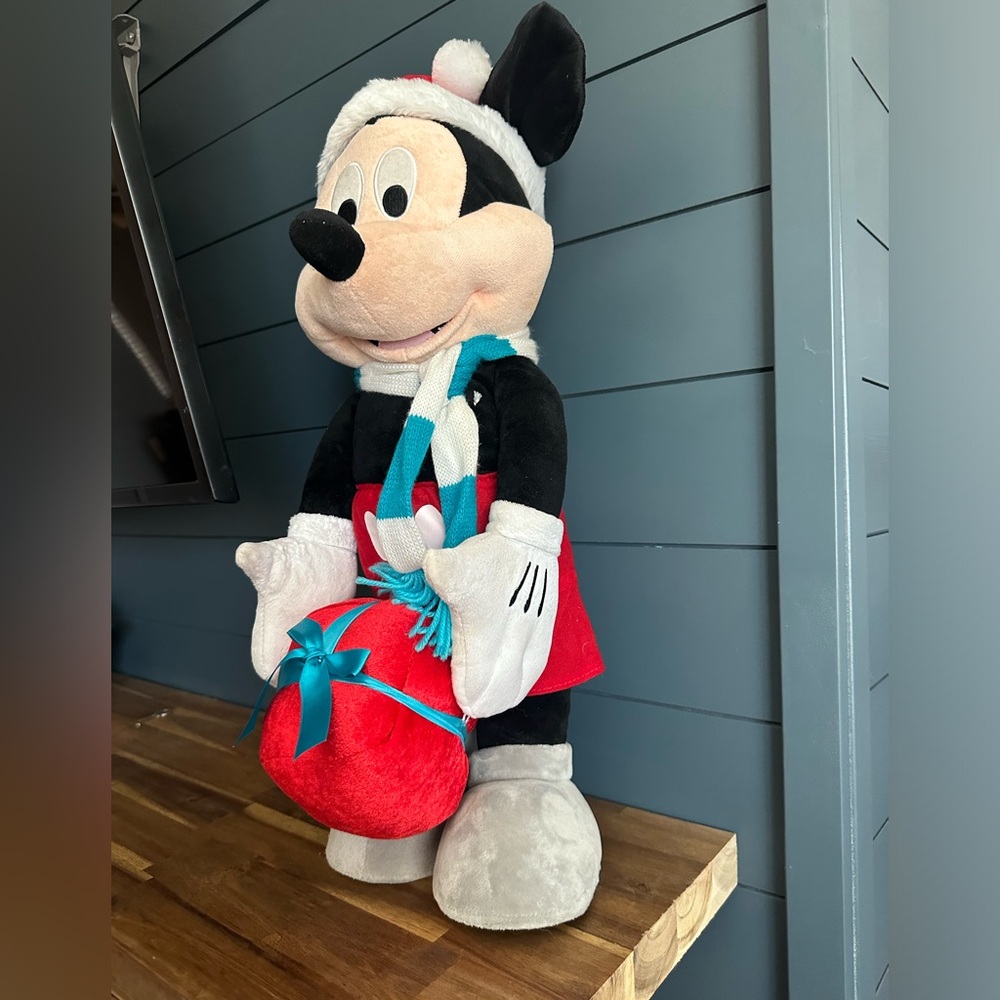 Disney | Holiday | Disney Mickey Mouse Plush| 25” Tall - Picture 1 of 10